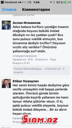 "Boynu bükülü imdad dilədiyin nə tez yaddan çıxdı?" - Sabiq deputatla hüquqşunas arasında qalmaqal