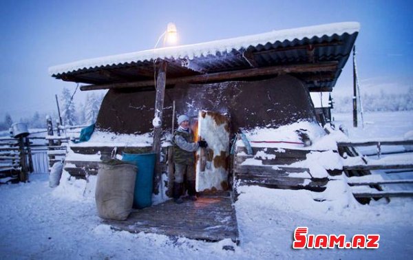 Dünyanın ən soyuq kəndindən - FOTOREPORTAJ