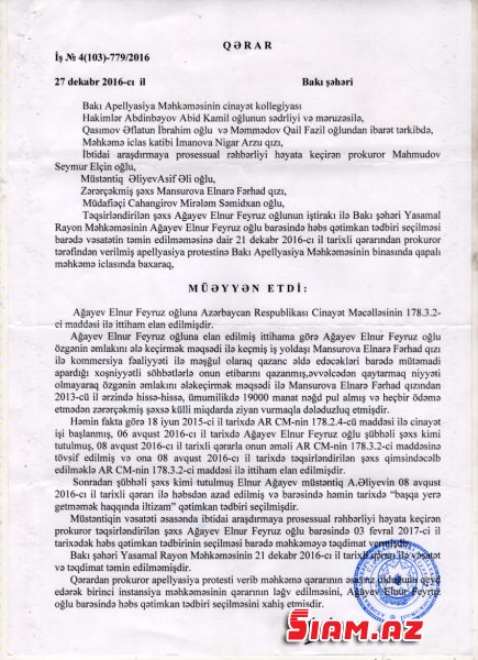 Mülki işi cinayət işinə necə çevrildi? - müstəntiq Asif Əliyevin etirafı, vətəndaşa tələ və naməlum himayəçi – ŞOK DETALLAR